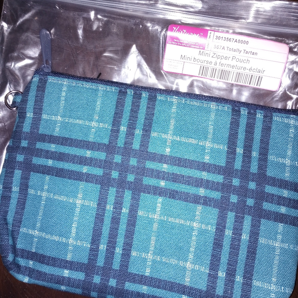 NWT Thirty-one Mini Zipper Pouch